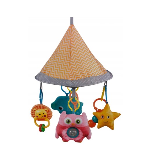 Žaidimų palapinė – lavinimo kilimėlis, tipis WIGWAM 2in1
